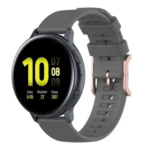 BStrap Silicone Rain remienok na Samsung Galaxy Watch 3 41mm, dark gray (SSG014C09)