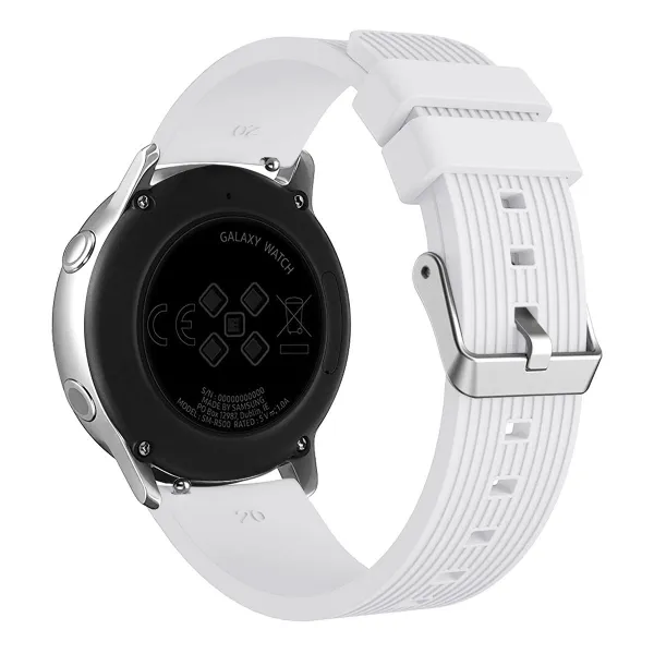 BStrap Silicone Line (Small) remienok na Garmin Venu 2 Plus, white (SSG003C1009)