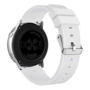 BStrap Silicone Line (Small) remienok na Garmin Venu 2 Plus, white (SSG003C1009)