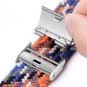 BStrap Elastic Nylon 2 remienok na Garmin Vivoactive 5, space ash