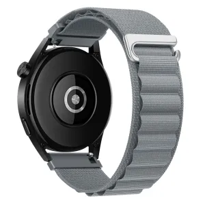 BStrap Nylon Loop remienok na Garmin Venu 2 Plus, gray (SSG036C0509)