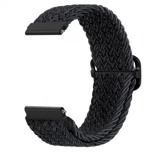 BStrap Braid Nylon remienok na Garmin Venu 2 Plus, black (SSG034C0209)