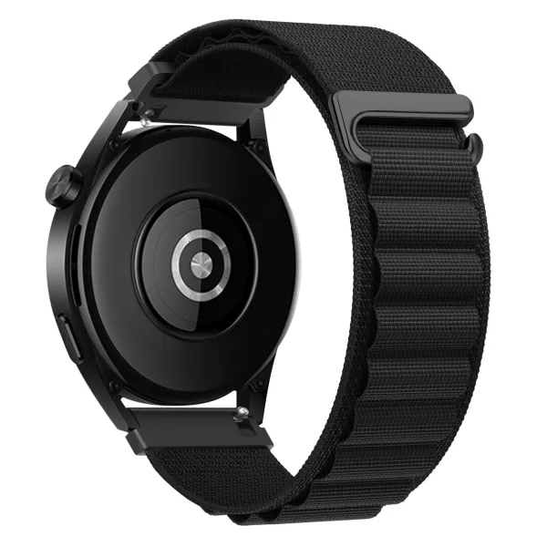 BStrap Nylon Loop remienok na Garmin Vivoactive 3, black (SSG036C0106)