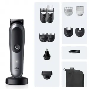 BRAUN Súprava pre starostlivosť o telo All-in-One Series 7, AIO7560, sivá
