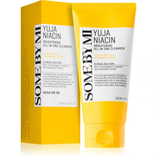 Some By Mi Yuja Niacin Brightening All in One Cleanser rozjasňujúca čistiaca pena pre citlivú pleť 100 ml
