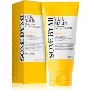 Some By Mi Yuja Niacin Brightening All in One Cleanser rozjasňujúca čistiaca pena pre citlivú pleť 100 ml