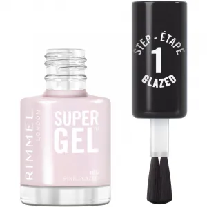 Rimmel Super Gel gélový lak na nechty bez použitia UV/LED lampy odtieň 105 Pink Glazed 12 ml