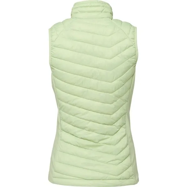 Columbia POWDER PASS VEST Dámska vesta, svetlo zelená, veľkosť