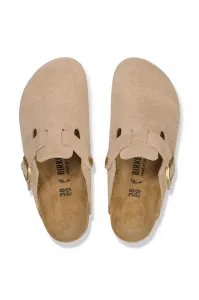Birkenstock Boston BS Suede Leather W "Sand Castle" (1030883)