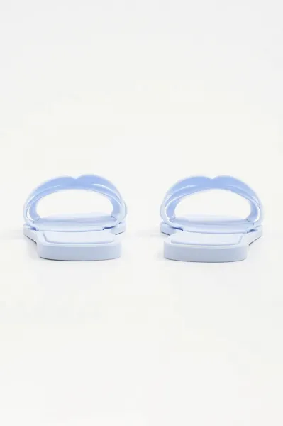 Šľapky Karl Lagerfeld Jelly Iv Matt Slide Light Blue Rubber