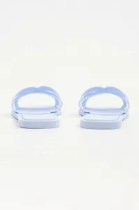 Šľapky Karl Lagerfeld Jelly Iv Matt Slide Light Blue Rubber