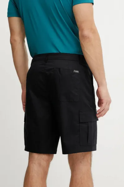 Columbia RAPID RIVERS CARGO SHORT Pánske krátke nohavice, čierna, veľkosť