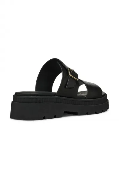 Black women's slippers Geox Adacter S - Women's