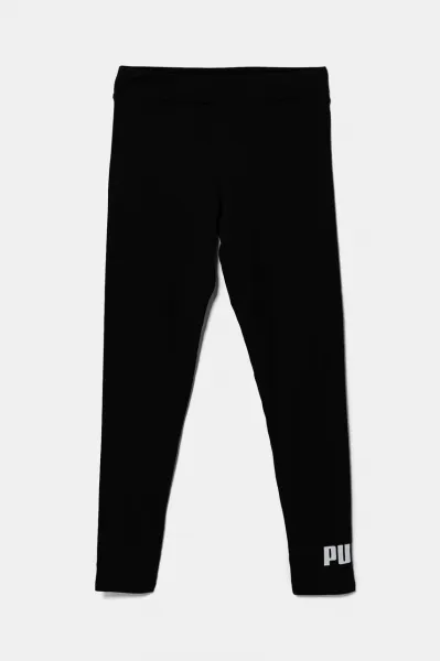 Puma ESSENTIALS NO. 1 LOGO LEGGINGS G Dievčenské legíny, čierna, veľkosť