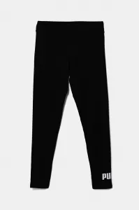 Puma ESSENTIALS NO. 1 LOGO LEGGINGS G Dievčenské legíny, čierna, veľkosť