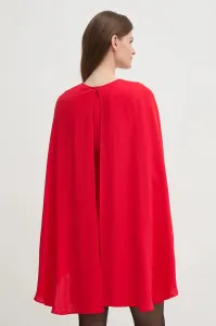 Šaty Karl Lagerfeld Short Party Cape Dress Racing Red
