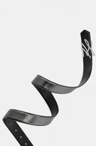 Opasok Karl Lagerfeld K/Autograph H3 Belt Gunmetal