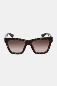 Slnečné okuliare Gucci dámske, hnedá farba, GG1714S