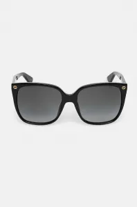 Slnečné okuliare Gucci dámske, čierna farba, GG0022S
