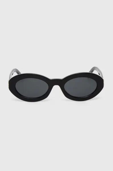 Slnečné okuliare Saint Laurent dámske, čierna farba, SL M136