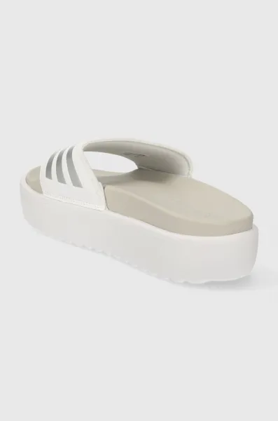Šľapky adidas Adilette Platform dámske, biela farba, na platforme, IE9703