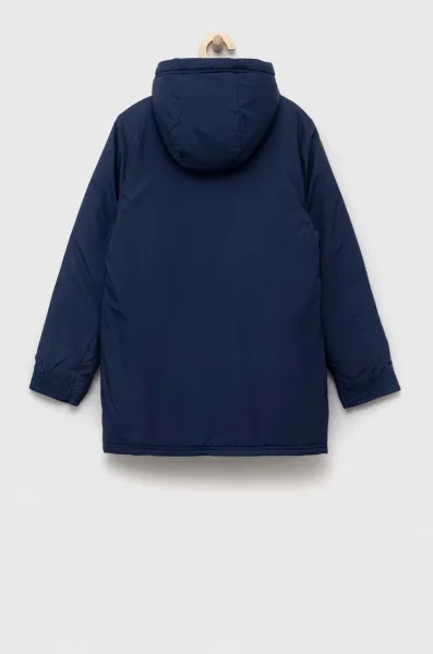 adidas ENTRADA 22 STADIUM JACKET Juniorská futbalová bunda, tmavo modrá, veľkosť