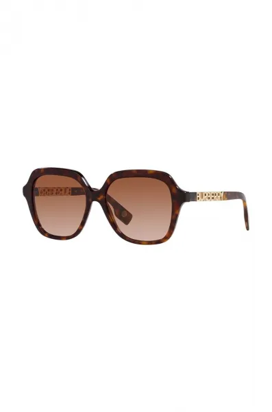 Slnečné okuliare Burberry JONI dámske, hnedá farba, 0BE4389