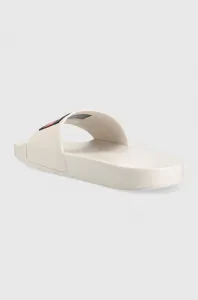 Šľapky Tommy Jeans POOL SLIDE ESS pánske, čierna farba, EM0EM01191