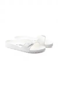 Šľapky Birkenstock Madrid Eva dámske, biela farba, 128183