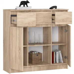 Ak furniture Komoda Baros 101 cm dub sonoma
