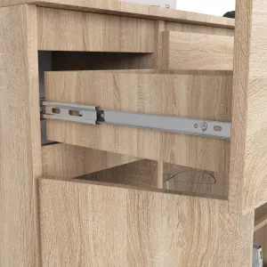 Ak furniture Komoda Baros 101 cm dub sonoma