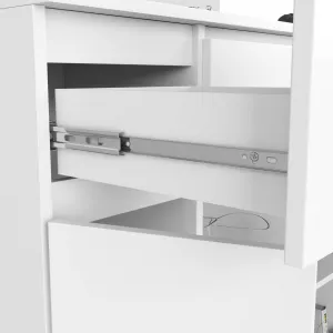 Ak furniture Komoda Baros 101 cm bílá