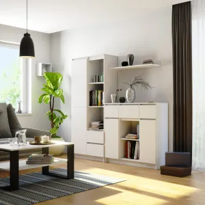 Ak furniture Komoda Baros 101 cm bílá