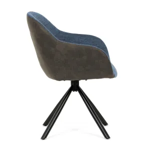 Sada jedálenských stoličiek s vratným mechanizmomDCH-Y1143 BLUE2, 2 ks
