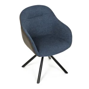 Sada jedálenských stoličiek s vratným mechanizmomDCH-Y1143 BLUE2, 2 ks