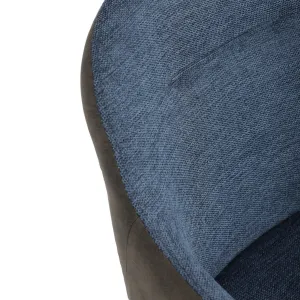 Sada jedálenských stoličiek s vratným mechanizmomDCH-Y1143 BLUE2, 2 ks