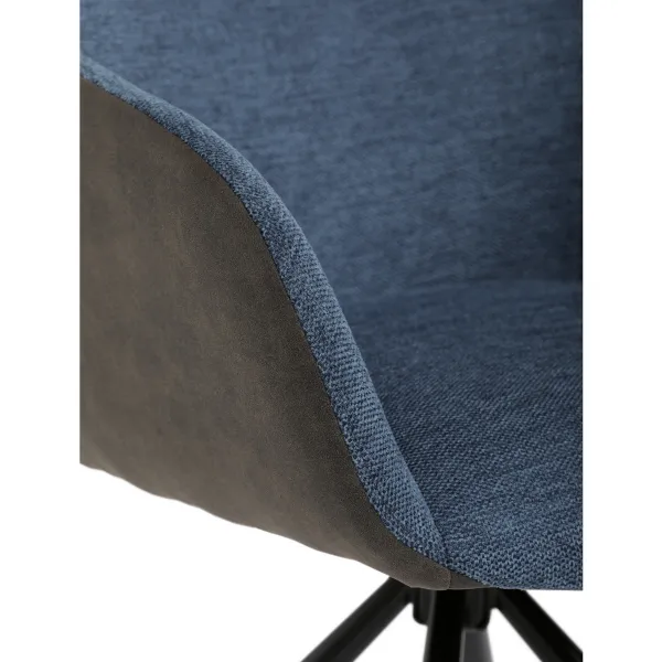 Sada jedálenských stoličiek s vratným mechanizmomDCH-Y1143 BLUE2, 2 ks