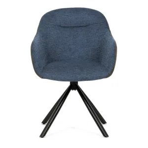 Sada jedálenských stoličiek s vratným mechanizmomDCH-Y1143 BLUE2, 2 ks