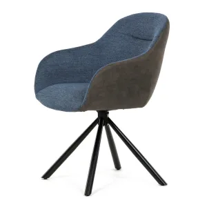 Sada jedálenských stoličiek s vratným mechanizmomDCH-Y1143 BLUE2, 2 ks