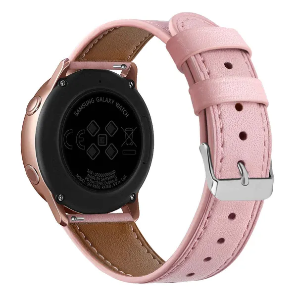 BStrap Leather Italy remienok na Garmin Venu 2 Plus, pink (SSG012C0310)