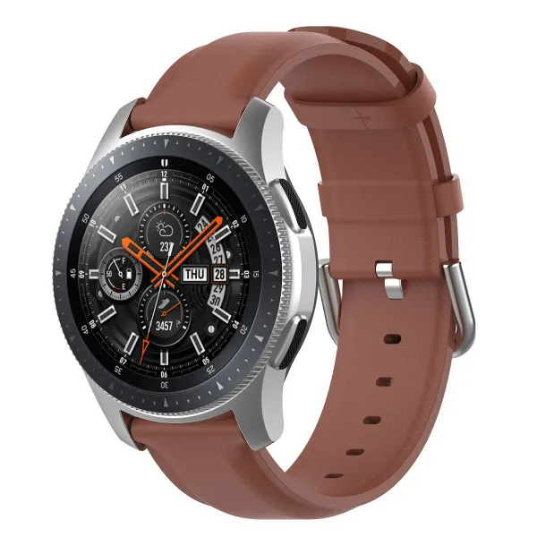 BStrap Leather Lux remienok na Garmin Venu 2 Plus, brown (SSG015C0310)