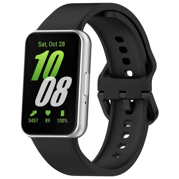 BStrap Silicone remienok na Samsung Galaxy Fit 3, black
