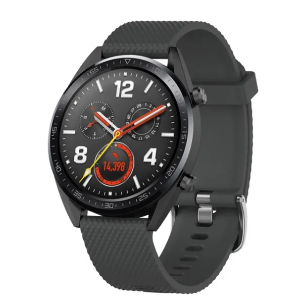 BStrap Silicone Bredon remienok na Garmin Venu 2, dark gray (SHU001C0608)