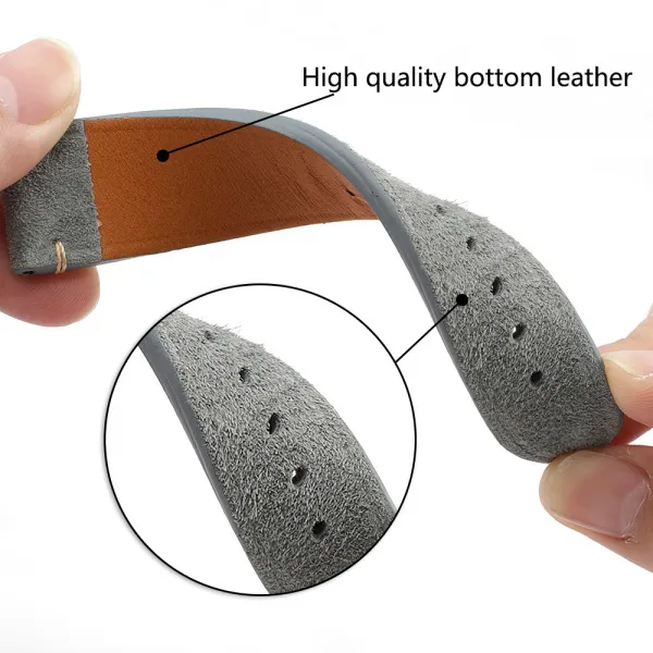 BStrap Suede Leather remienok na Xiaomi Amazfit GTR Mini, brown