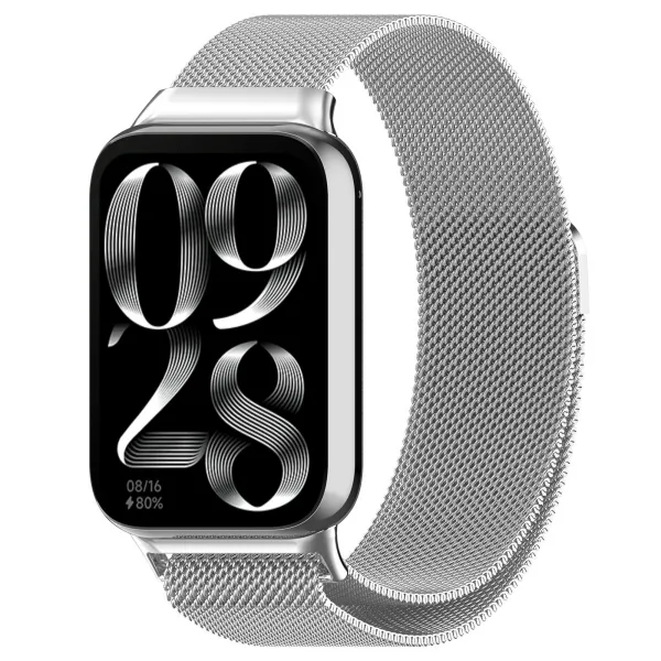 BStrap Milanese remienok na Xiaomi Redmi Watch 4, silver