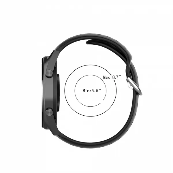 BStrap Silicone Dots remienok na Garmin Venu 2S, white (SGA007C0202)