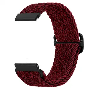 BStrap Braid Nylon remienok na Xiaomi Amazfit GTR Mini, red black
