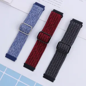 BStrap Braid Nylon remienok na Xiaomi Amazfit GTR Mini, blue white