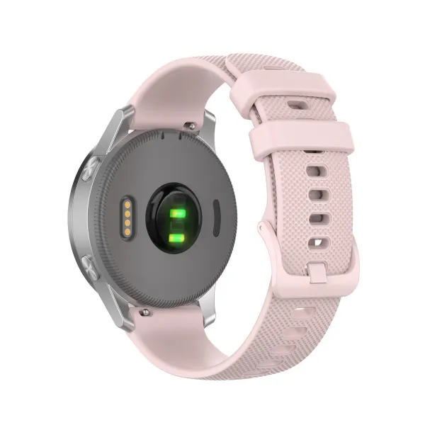 BStrap Silicone Land remienok na Garmin Vivoactive 4s, light pink (SGA008C04)