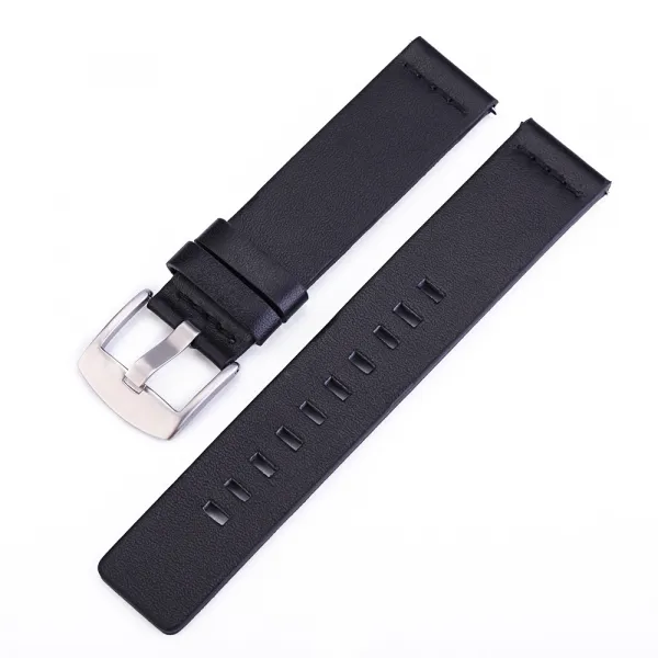 BStrap Fine Leather remienok na Garmin Venu 2 Plus, black (SSG022C0109)